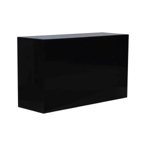 6ft Black Acrylic Bar