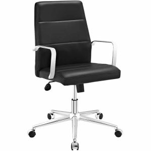 Continental Black Mid Back Executive Chair