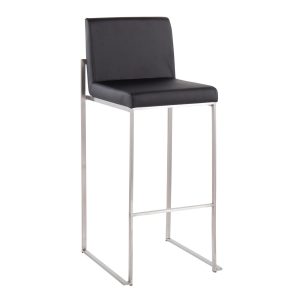 Payton Gold Black Bar Stool