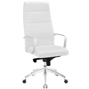 Continental White High Back Executive Chair