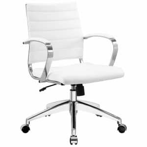 Manhattan White Mid Back Executive Chair